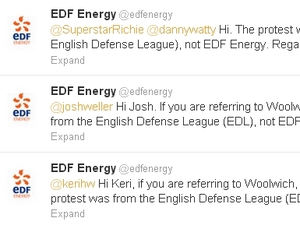 EDF Twitter feed