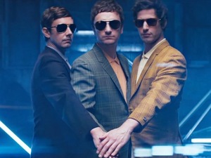 The Lonely Island 'Diaper Money' video still.