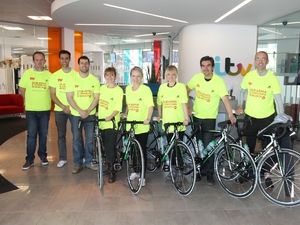 Team Emmerdale for the Great Manchester Cycle