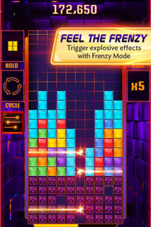 'Tetris Blitz' on iOS