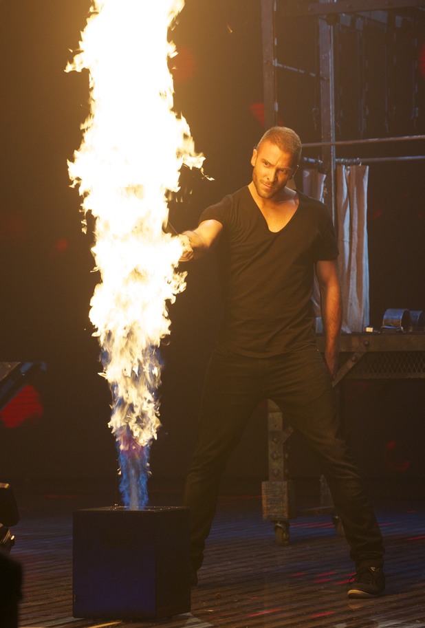 James More performs on the 4th semi-final of Britain's Got Talent