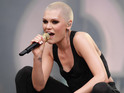 The singer says she'd appear on the show if Simon Cowell allowed it.