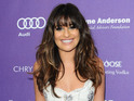 Actress says that Cory Monteith had listened to her album before his death.