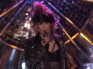 Cher performs 'Woman's World' on 'The Voice' US.