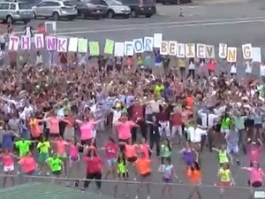 School retirement flash mob
