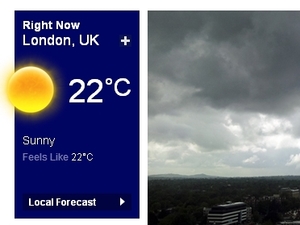 The Weather Channel website