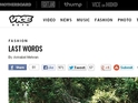 Vice Last Words feature