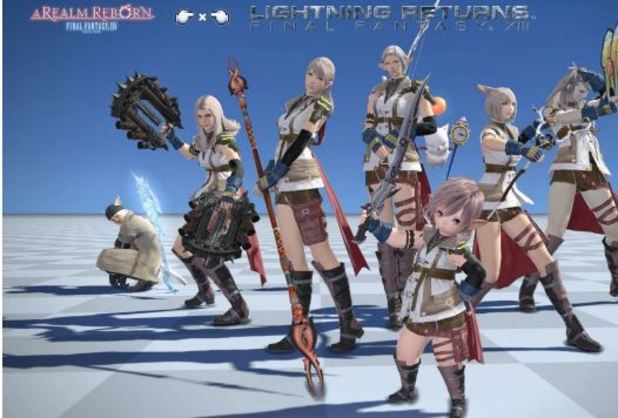 Leaked Final Fantasy XIV/Lightning Returns crossover screenshot