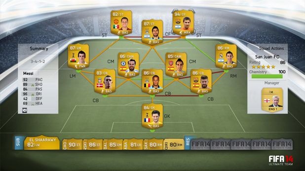 FIFA 14: Ultimate Team screenshot
