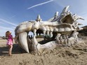 Sculpture created as a promotional stunt for Game of Thrones season 3.
