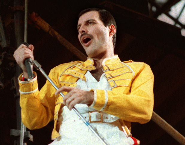 July 20, 1986 file photo, Queen lead singer Freddie Mercury is shown in Germany.