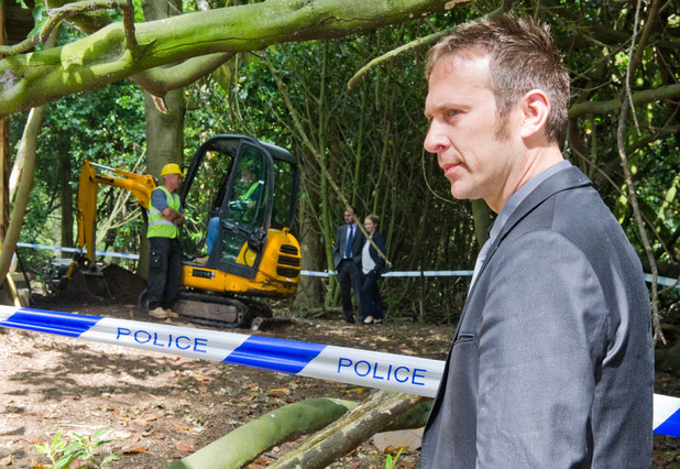 The festival site becomes a murder investigation.