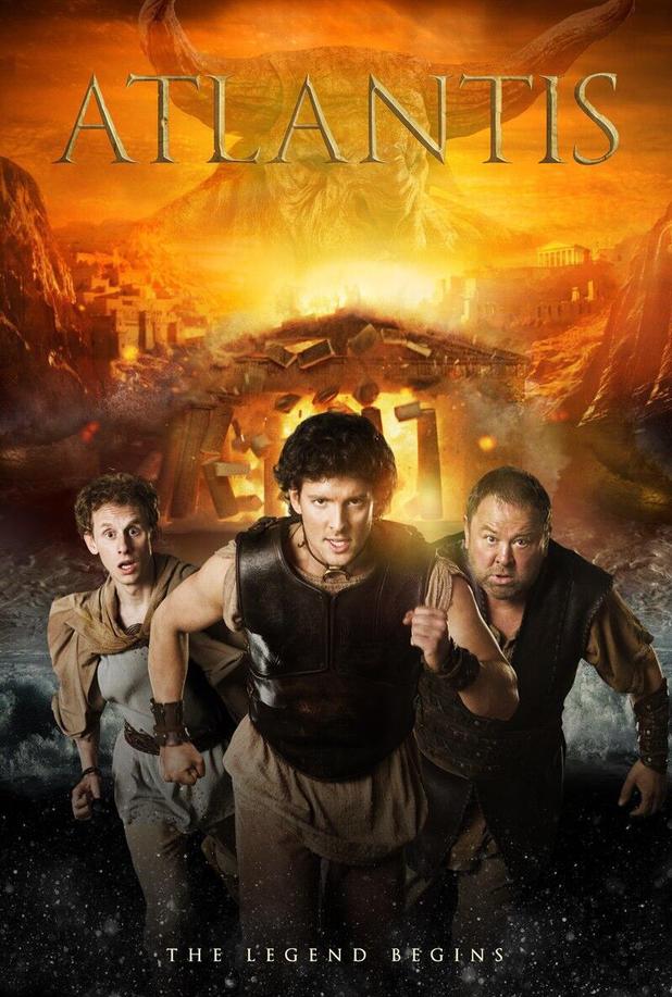 Robert Emms, Jack Donnelly and Mark Addy in 'Atlantis' poster