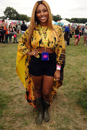 Alexandra Burke in the Virgin Media Louder Lounge