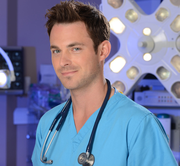 Jules Knight as Harry Tressler in Holby City