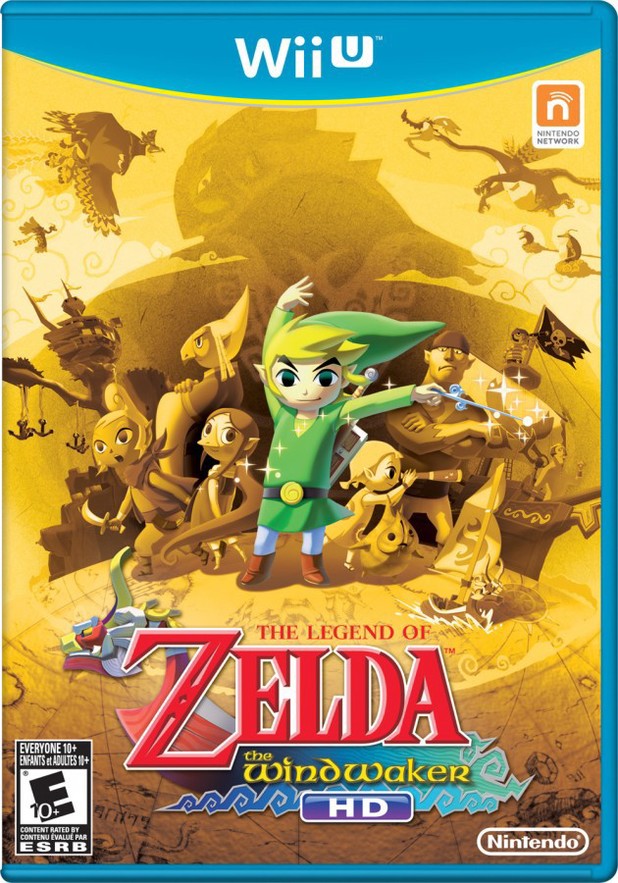 'The Legend of Zelda: The Wind Waker HD' Wii U box art