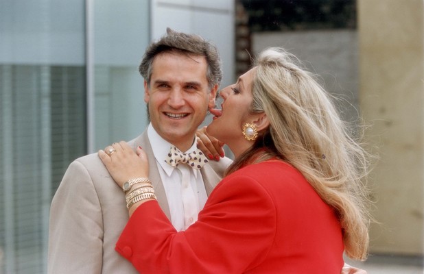 Vanessa Feltz British Tv/radio Presenter With Her Surgeon Husband Michael in 1994