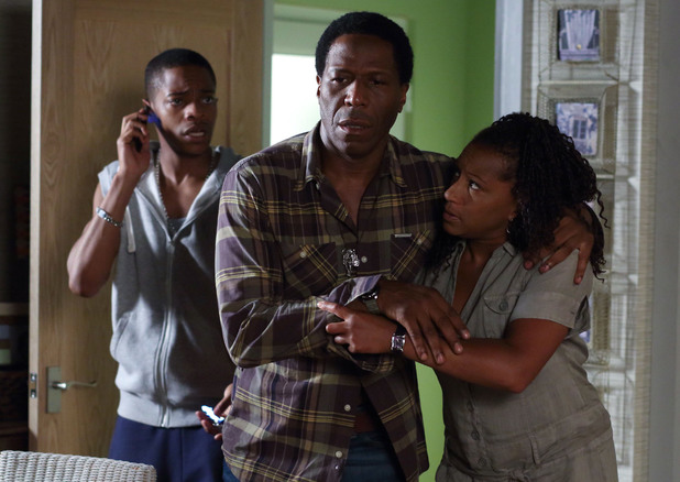 Dexter and Ava support Sam.