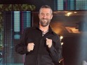 The actor becomes first housemate to leave in tonight's double eviction.