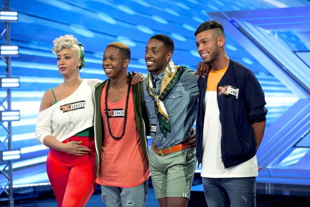 Brick City performing on The X Factor 2013.