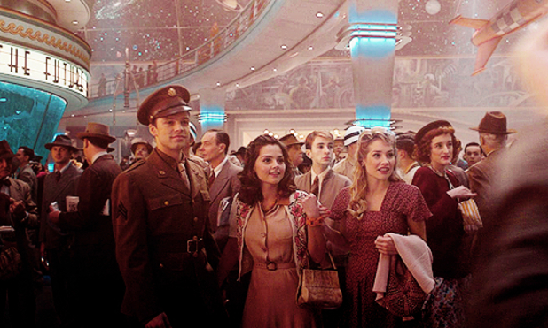 Jenna Coleman Captain America The First Avenger scene - Doctor Who: Stars at the movies