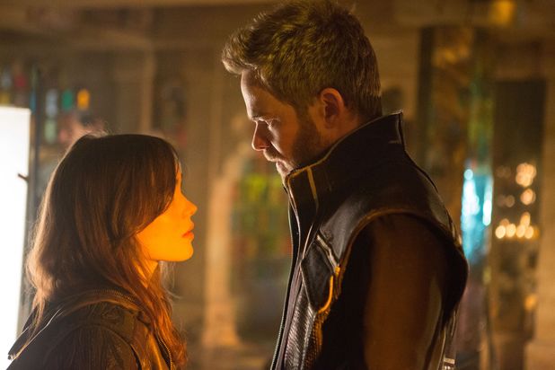 Ellen Page as Kitty Pride and Shawn Ashmore as Bobby Drake in 'X-Men: Days of Future Past'