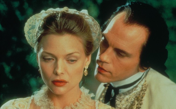 Michelle Pfeiffer, John Malkovich in 'Dangerous Liaisons'