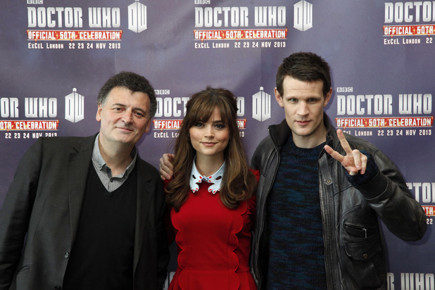 The stars of 'Doctor Who' open the official 50th celebration.