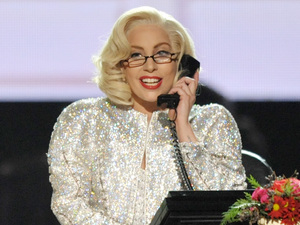 Lady Gaga performs at the American Music Awards