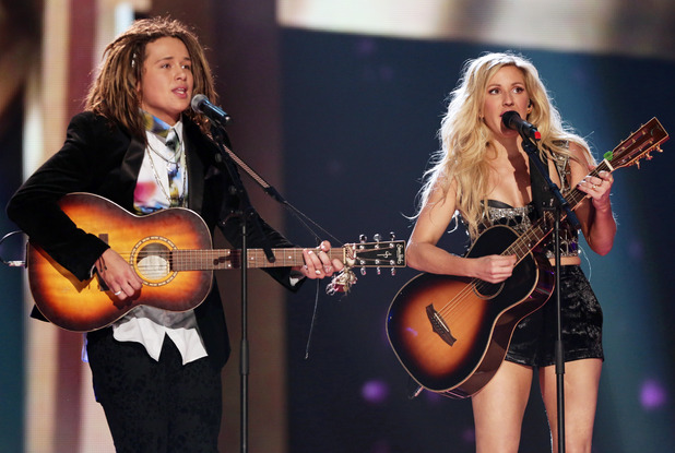 Luke Friend and Ellie Goulding