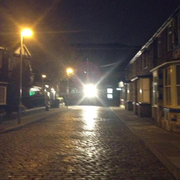 Coronation Street films final scenes at Quay Street set