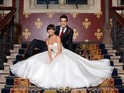 The pair tie the knot at London's St Pancras Renaissance Hotel.