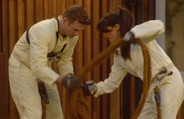 Lee and Casey during the task.