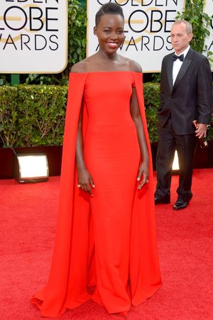 Lupita Nyong'o 71st Annual Golden Globe Awards, Arrivals, Los Angeles, America - 12 Jan 2014