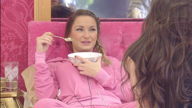 Sam Faiers in the bedroom