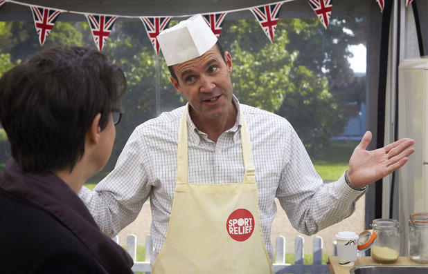 Johnny Vaughan and Sue Perkins