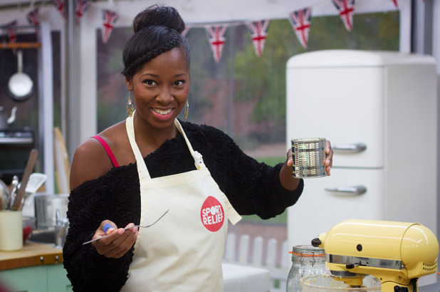 Jamelia on Sport Relief Bake Off