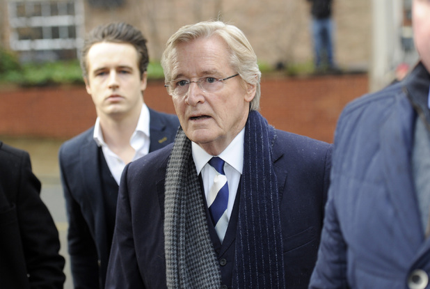 Bill Roache arriving at Preston Crown Court, Britain - 14 Jan 2014
Bill Roache arriving at court on the first day of his trial for sex offences
14 Jan 2014