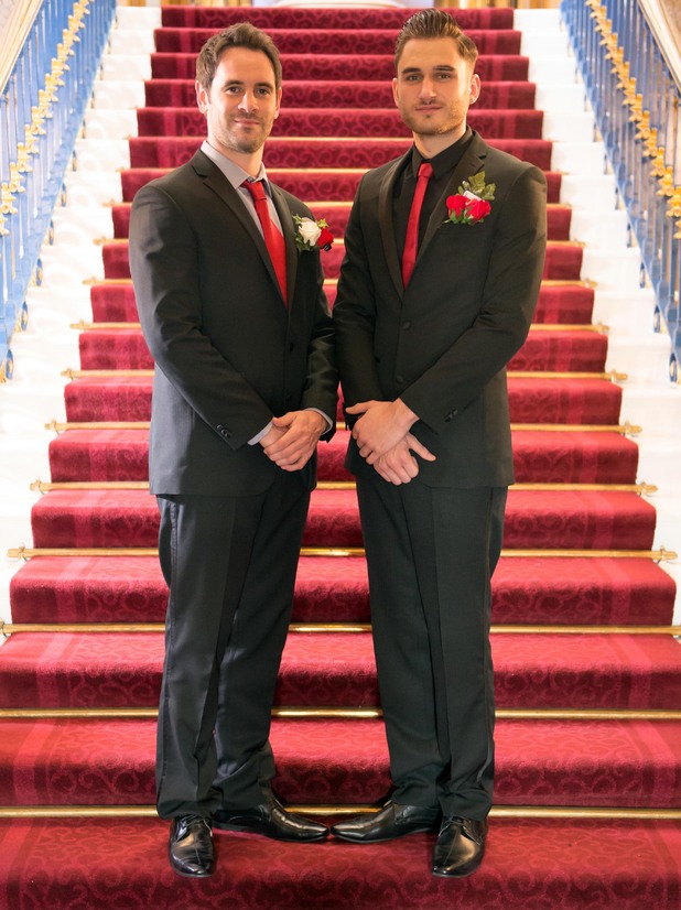 Joe and Freddie Roscoe at the wedding