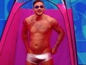 Ex-CBB star gets a grim spray tan in DS's exclusive Fake Reaction clip.