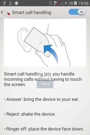 Purported screenshot from the Sony Xperia Z2