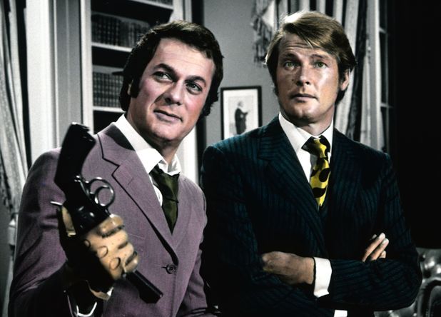 Roger Moore and Tony Curtis in The Persuaders!