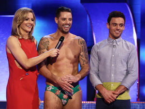Gabby Logan, Keith Duffy and Tom Daley