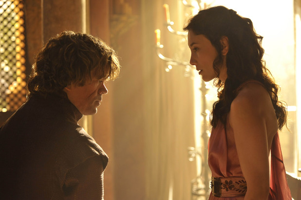 Game of Thrones season 4: first look - Peter Dinklage and Sibel Kekilli as Tyrion Lannister and Shae