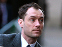 Actor appears at the Old Bailey to discuss the ongoing phone hacking scandal.