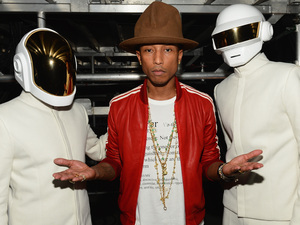 Daft Punk and Pharrell Williams at the Grammy Awards