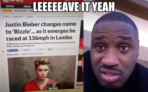 Lethal Bizzle to Justin Bieber: 'Avoid my name'
