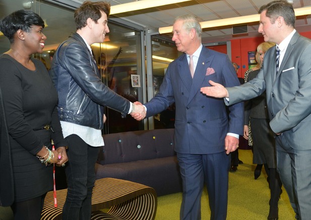 Prince Charles and Camilla visit the Radio 1 and 1Xtra studios