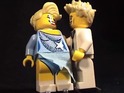 Duo immortalised in LEGO ahead of tonight's (March 9) last ever Dancing on Ice.