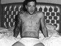 X Factor winner strips off to promote his new single and tour.